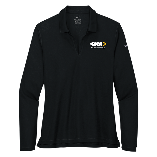 Nike Women's Dri-FIT Micro Pique 2.0 Long Sleeve Polo